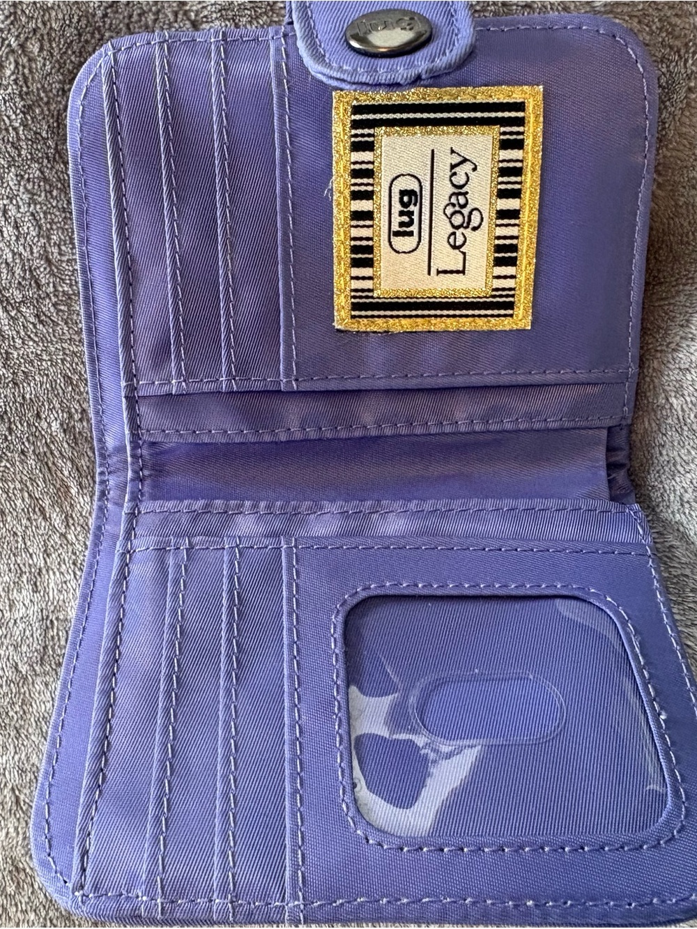 lug Quilted Lavender Legacy Minuet Wallet - Picture 3 of 6